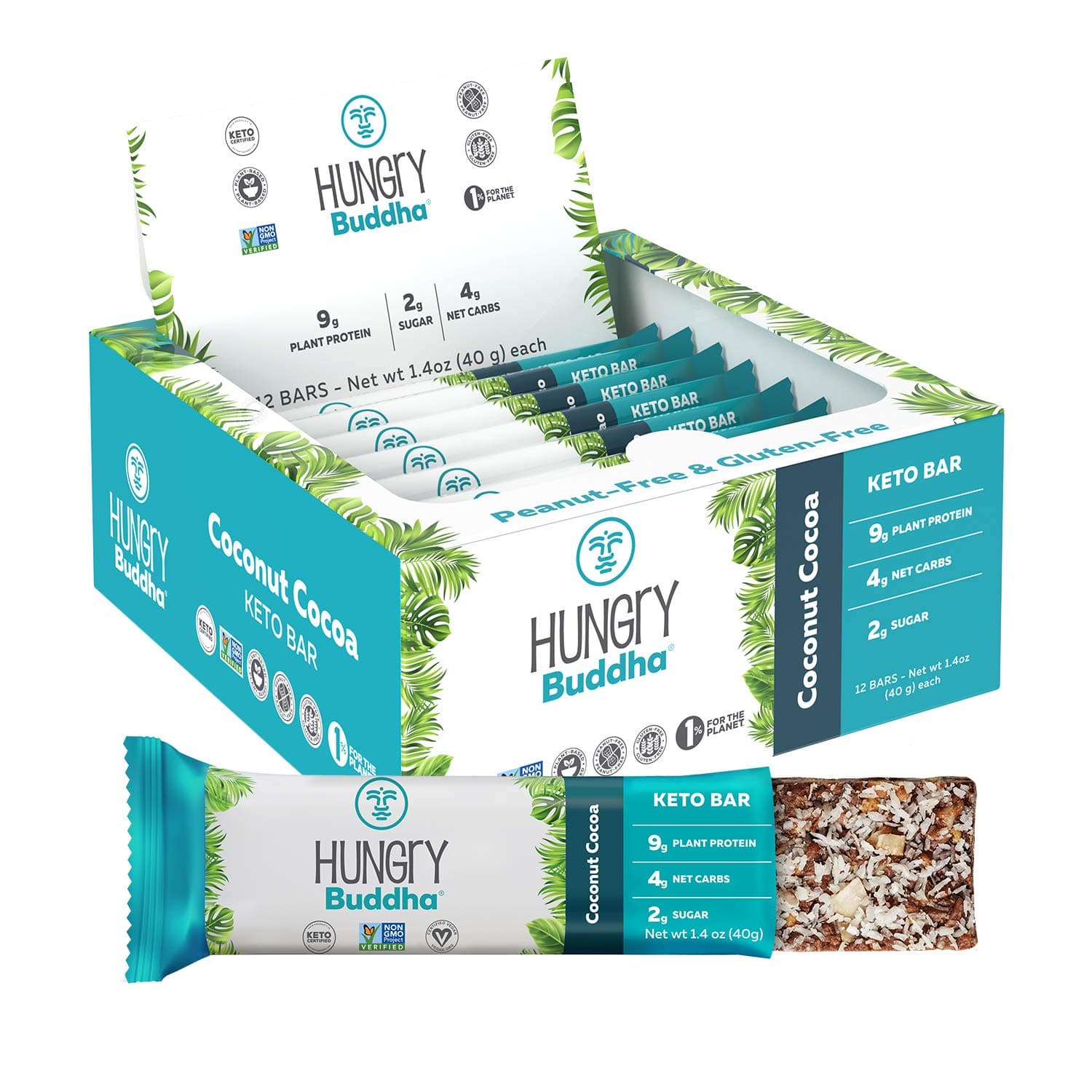 Hungry Buddha Keto Bars - [Unauthorized seller]