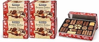 European Cookies LIMITED EDITITON Kirkland Signature with Belgian Chocolate, 49.4 Ounce, 4 Pack