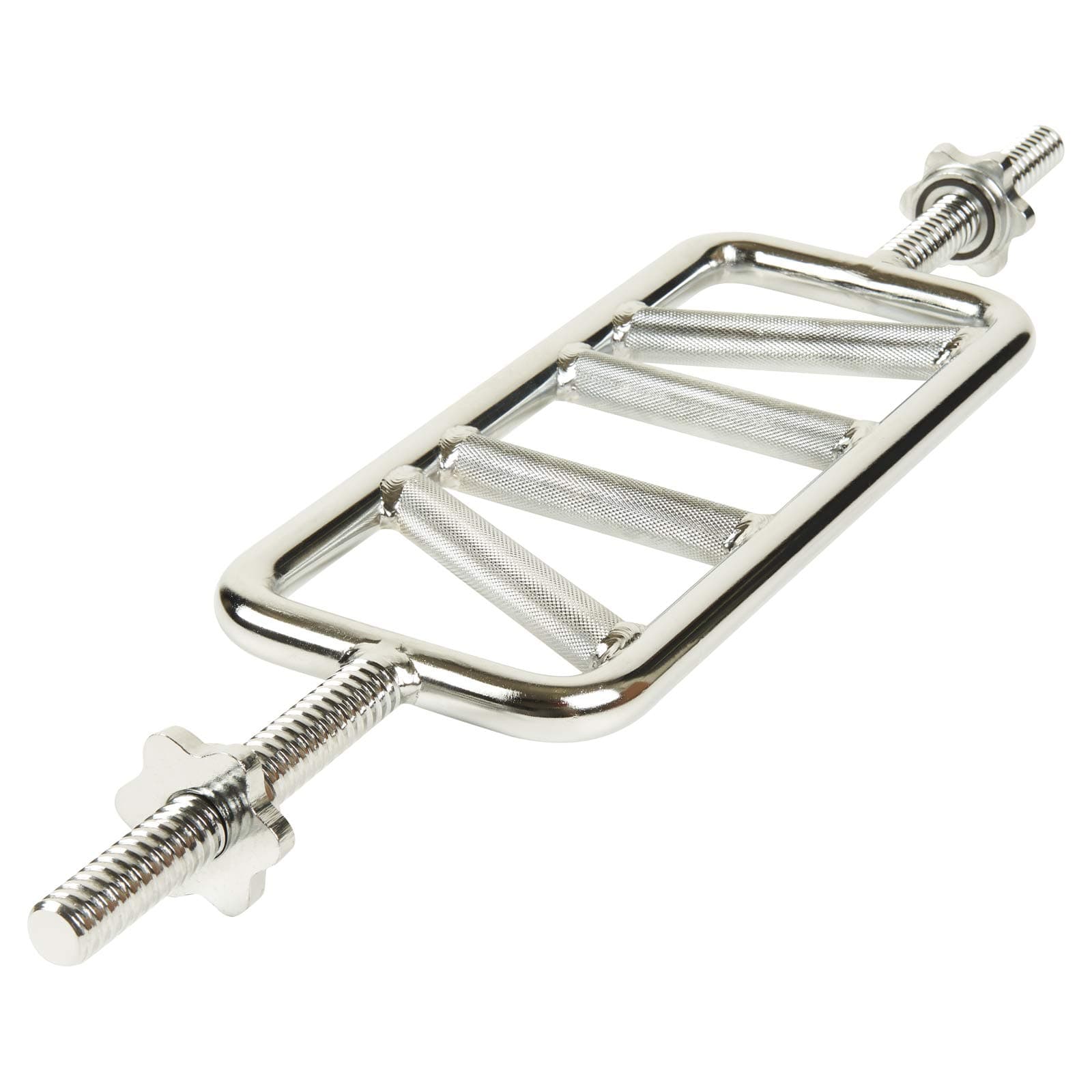 Mirafit 1" Multi Grip Tricep Weight Bar and Spinlock Collars