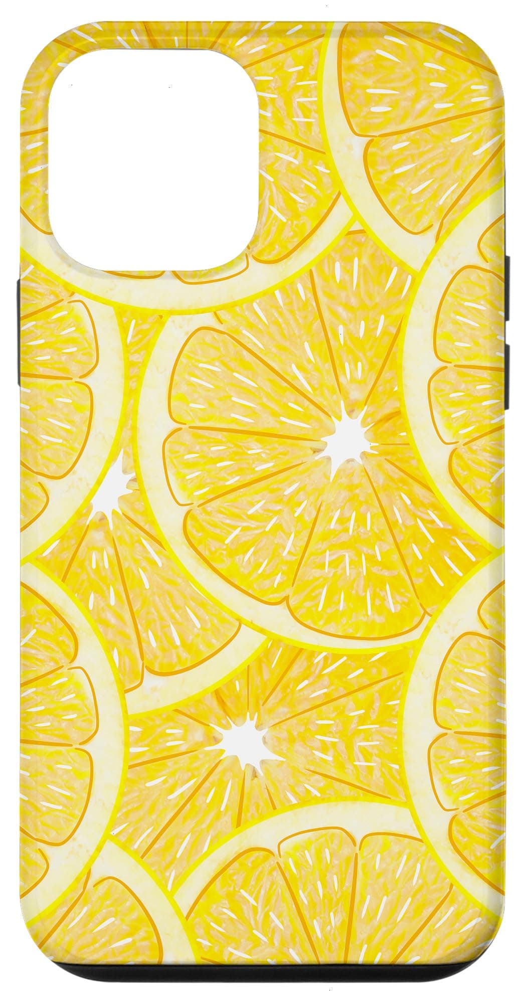 iPhone 12 mini Lemon Slice Pattern Cool Juicy Citrus Fruit Lover Gift Case