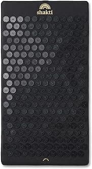 ShaktiMat Acupressure Mat for Relaxation, Massage Muscles, Aid Sleep & Unlock Inner Tension, Similar to Acupuncture, No Needles Required, Organic Cotton Certified (Premium, Level 1 Shakti Black)