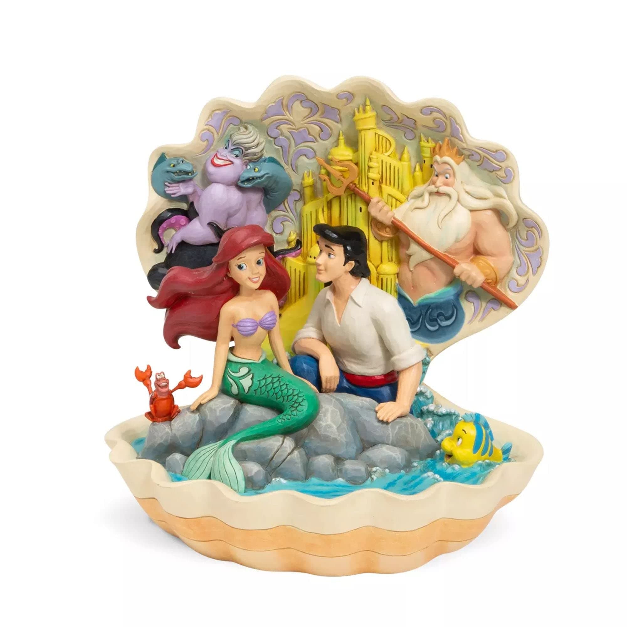 Disney Traditions Seashell Scenario Figurine