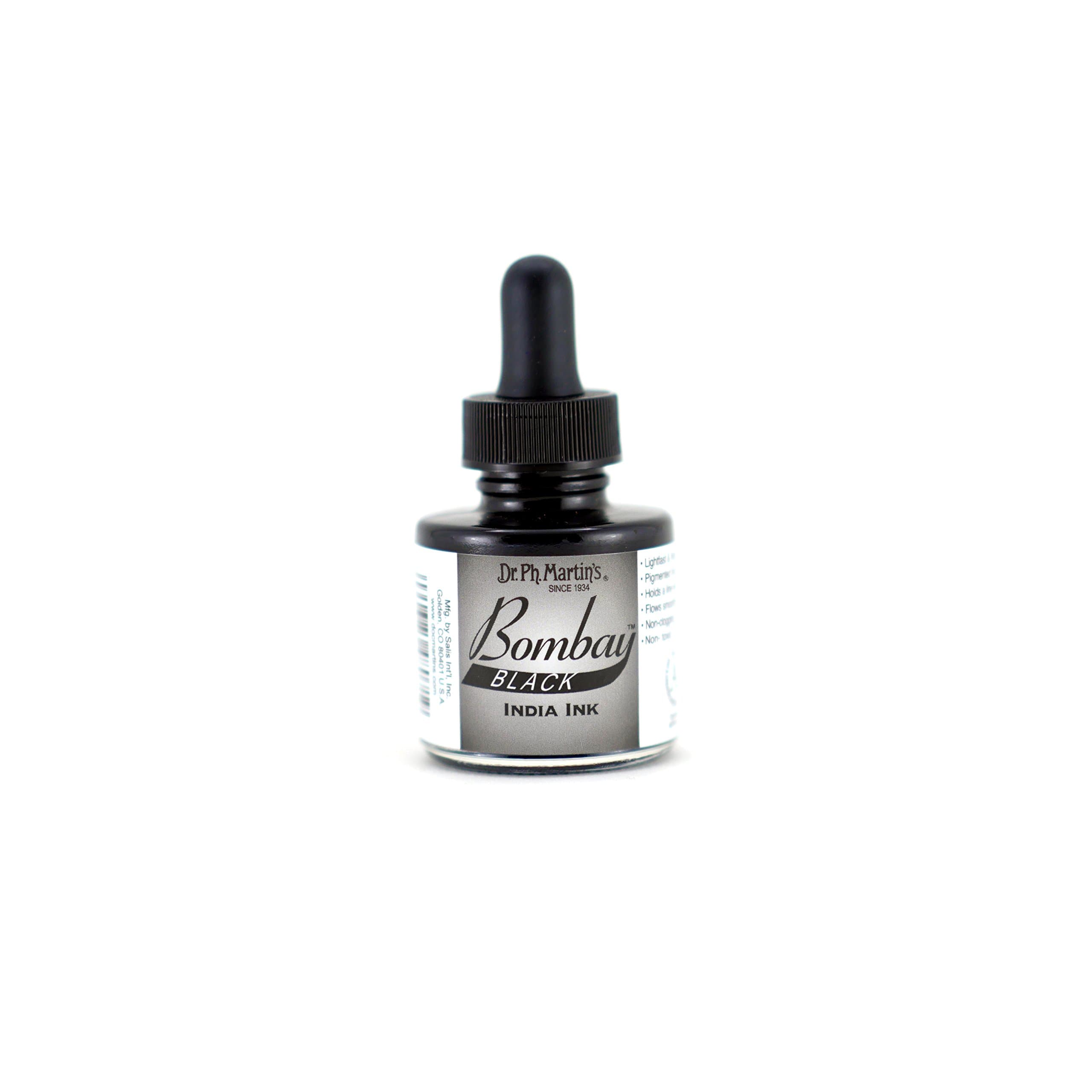 Bombay India Ink, 1.0 oz, Black