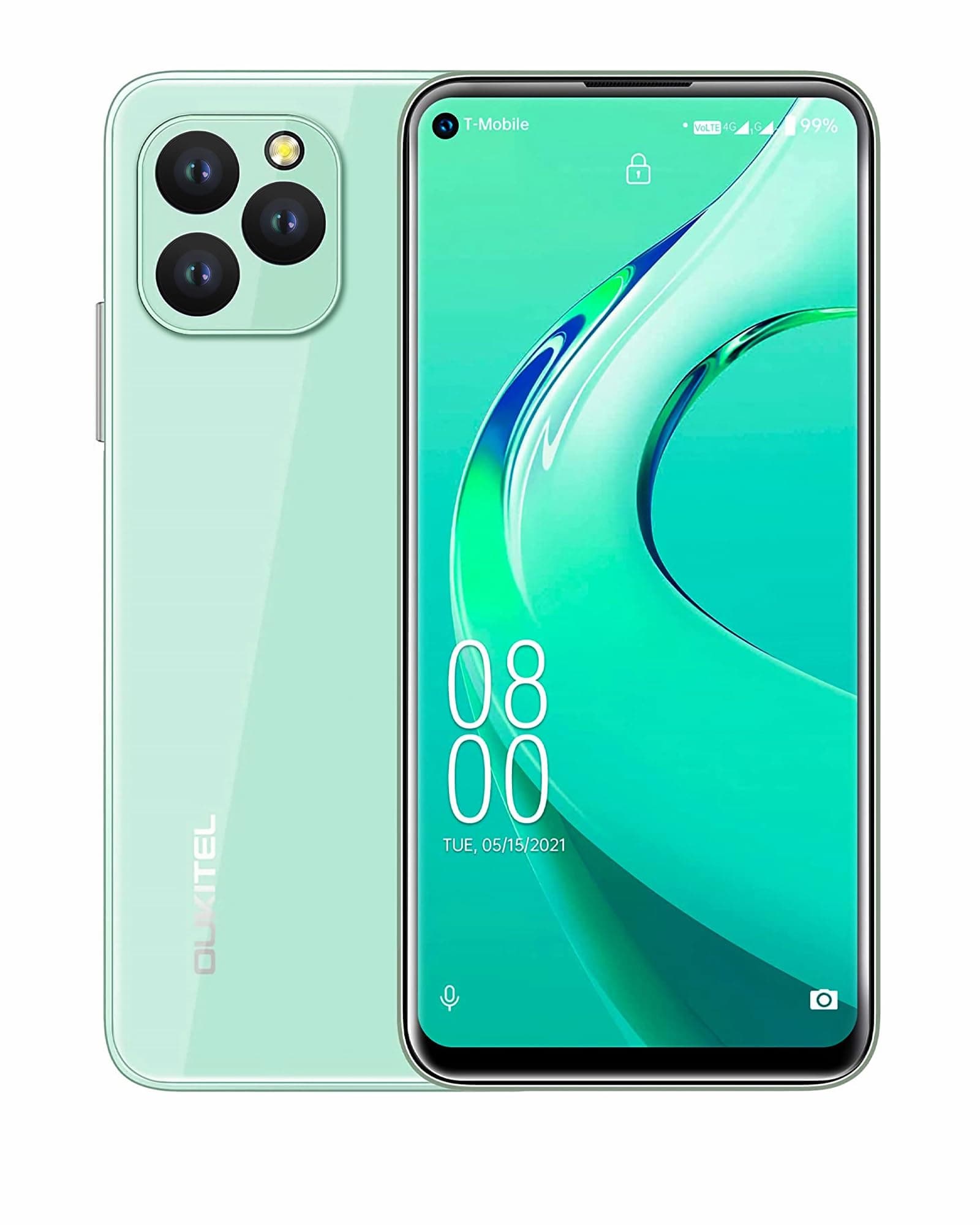 C21 Pro Android 12 5G Unlocked Smartphone, 6.8" HD Screen Unlocked Cell Phone, 4GB+256GB, 108MP Main Camera 6500mAH Battery Dual Analog Face/Fingerprint ID OTG