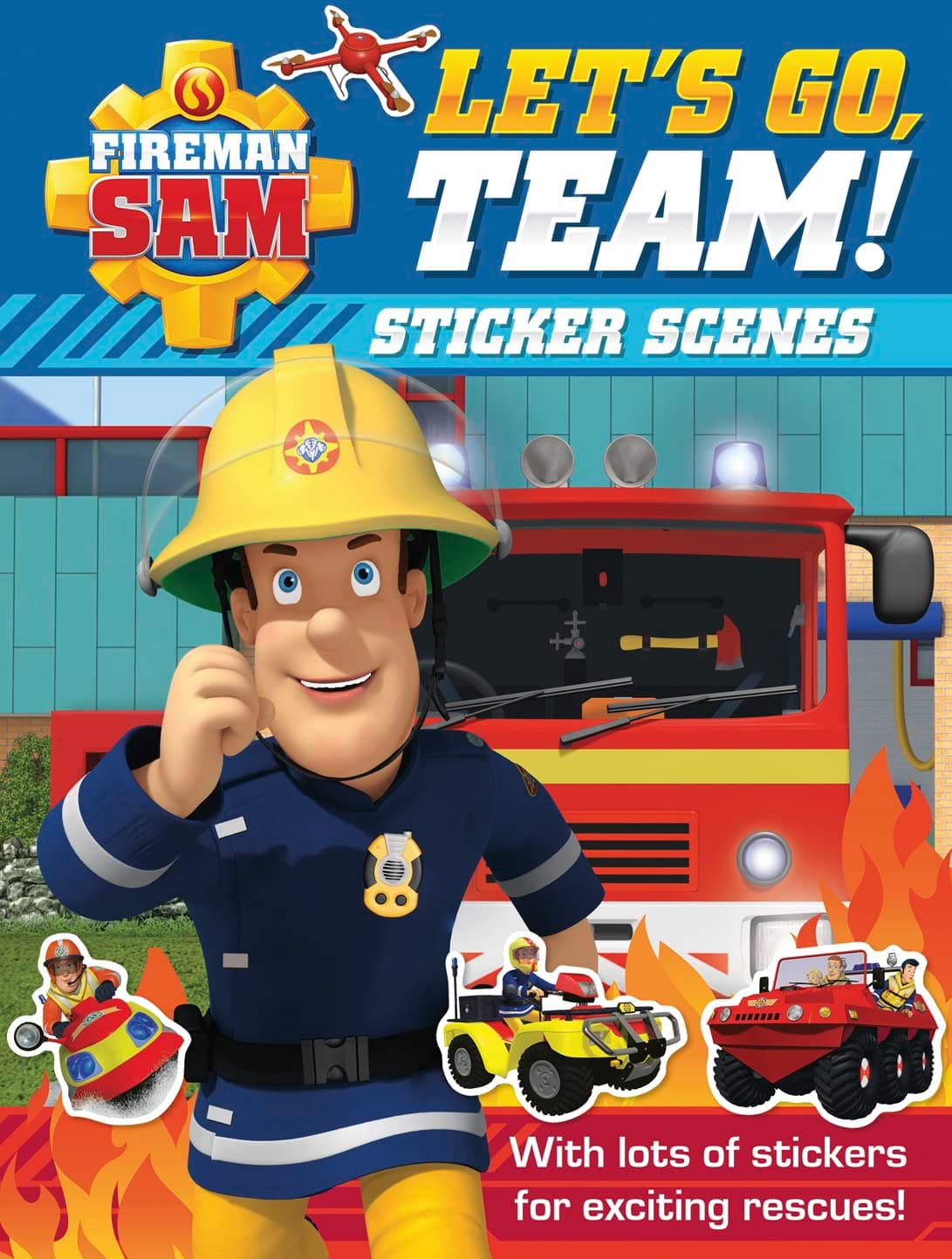 Farshore Fireman Sam: Let's Go, Team! Sticker Scenes