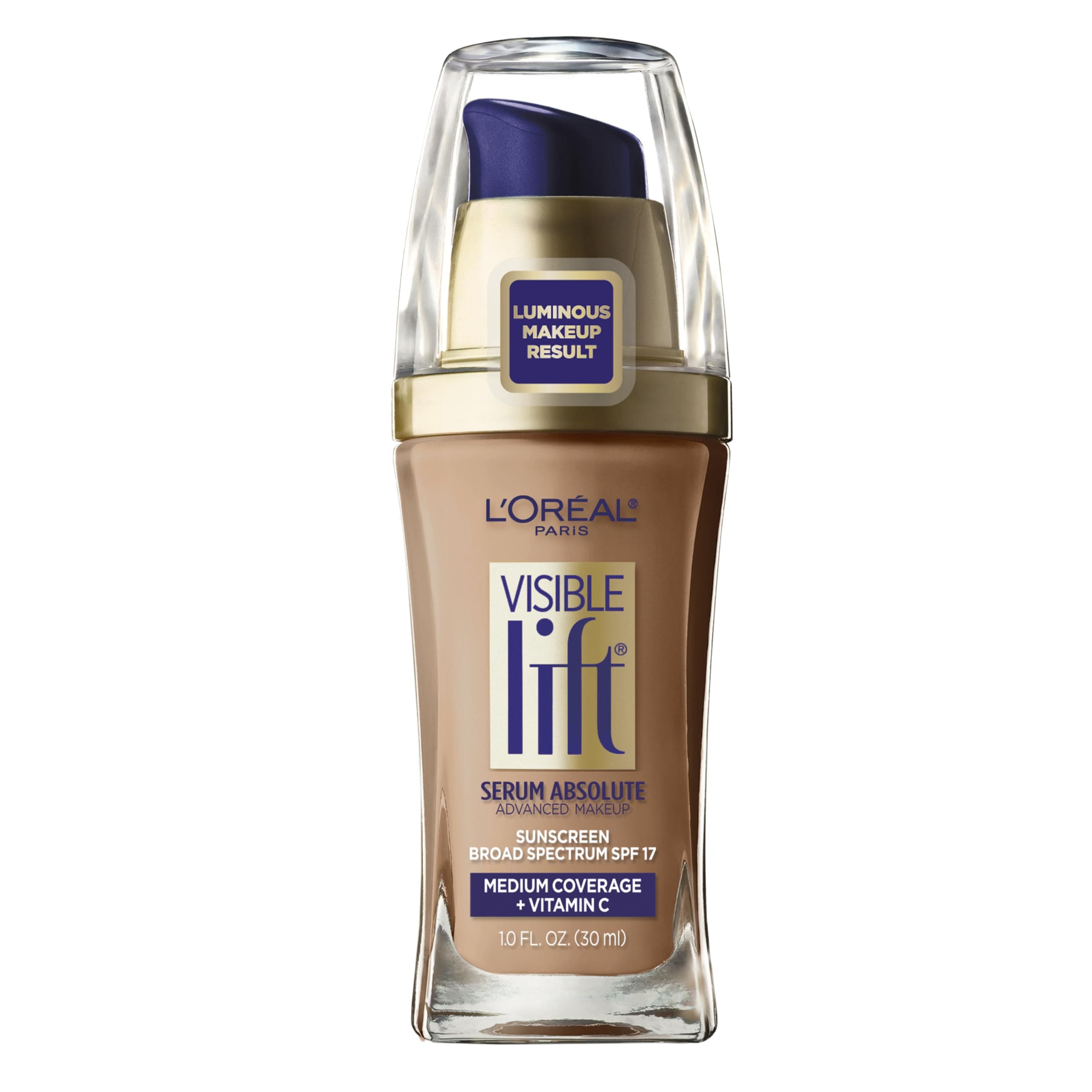 L'Oreal Paris Visible Lift Serum Absolute Foundation, Classic Tan, 1 Ounce