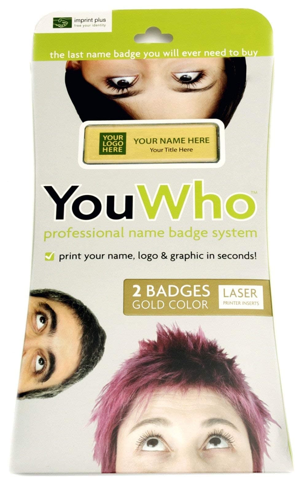 YouWho 2pcs 1"x3" Gold Kit,Laser