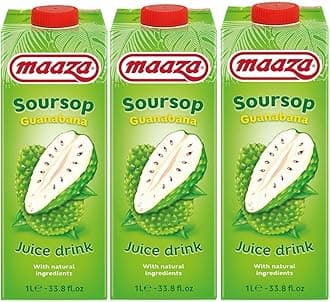 Maaza Soursop Guanabana 1ltr (Pack of 3)