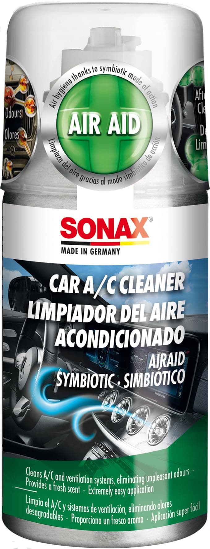 Car A/C Cleaner Spray - Fast-Acting Air Conditioner Cleaner for Car Ventilation, Odor Removal, and Long-Lasting Freshness