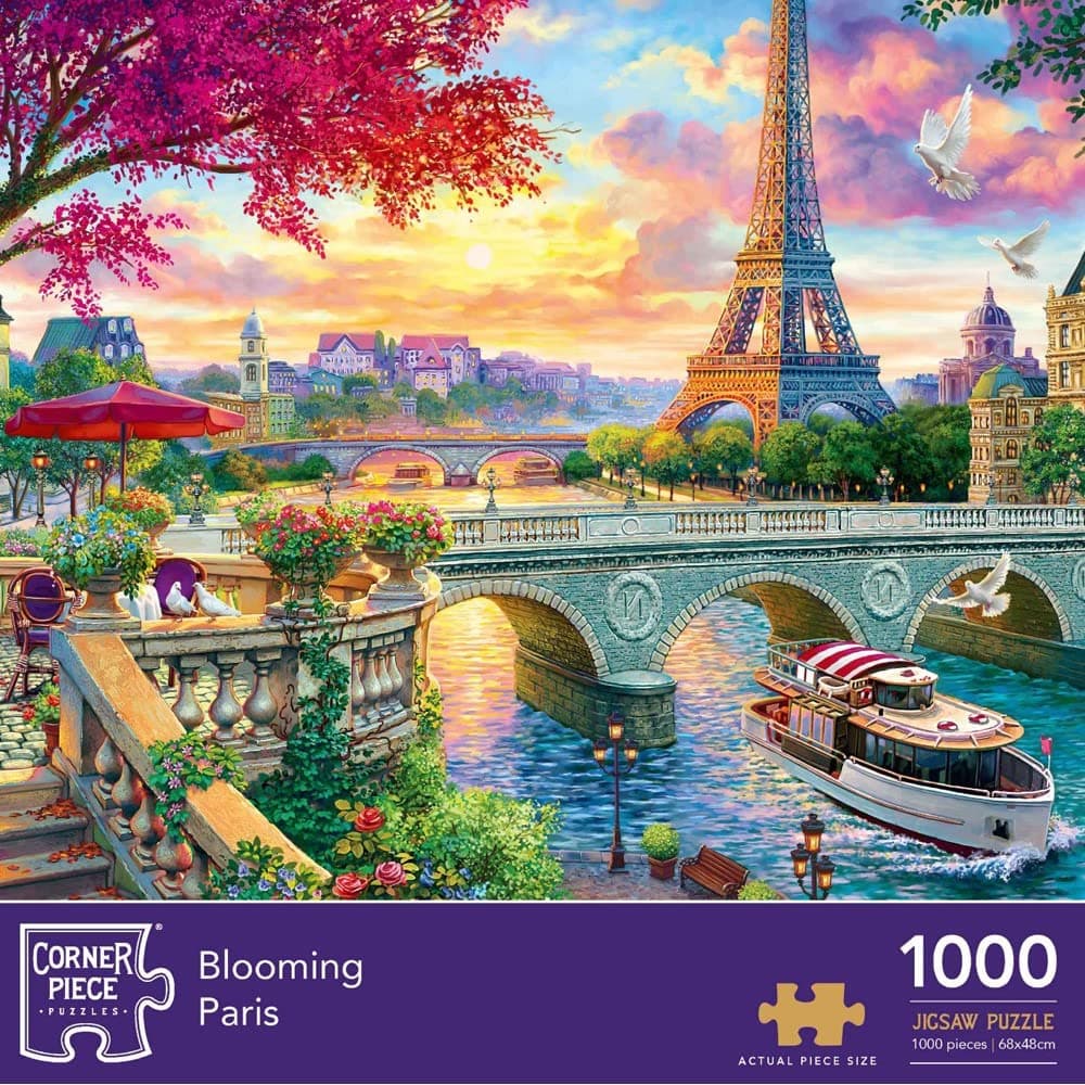 Blooming Paris 1000 Piece Jigsaw Puzzle