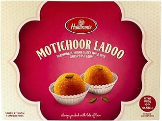 Haldirams Motichoor Ladoo 300g Popular Indian Sweets on Every Occasions Rich Flavour / Dessert / Sweet Gifts / Festival / Celebrations