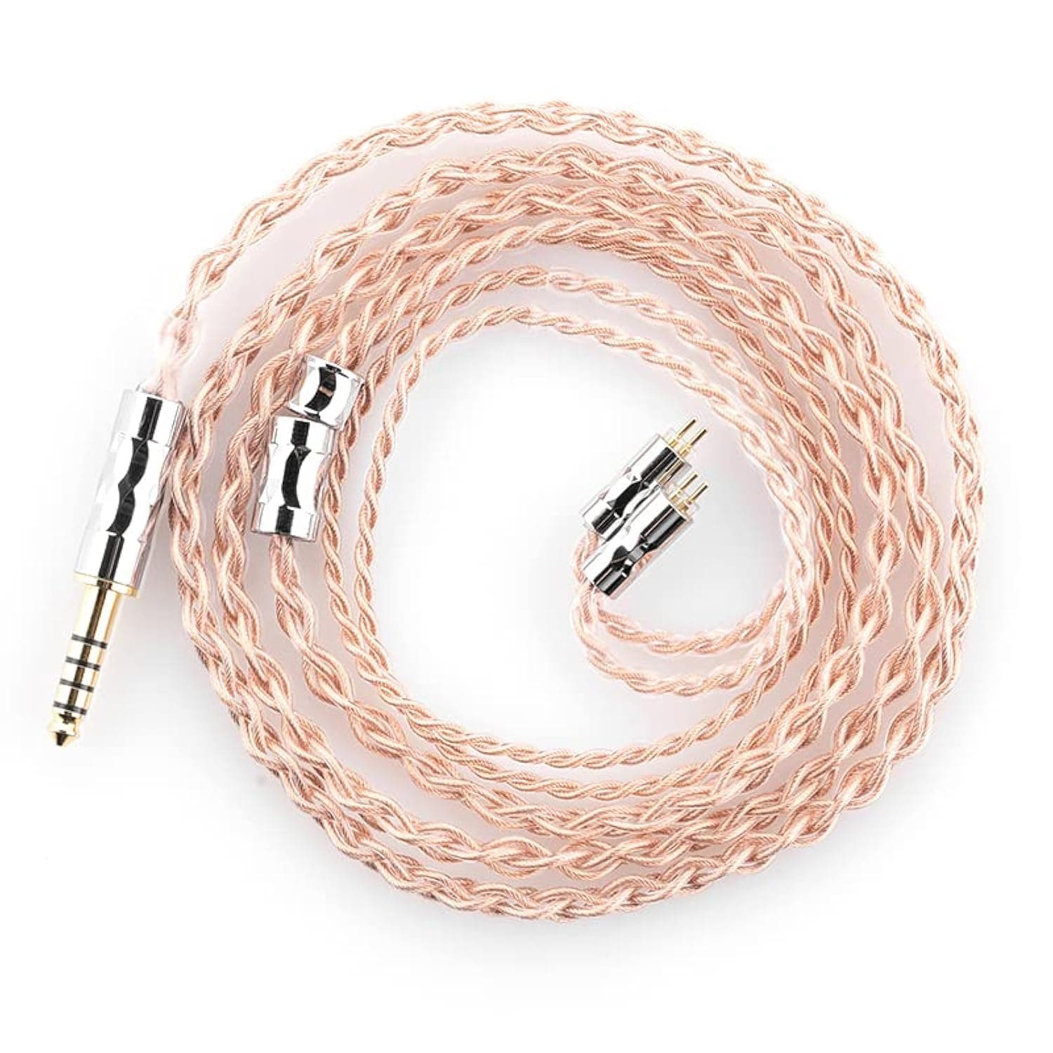 Moondrop LINE T 6N OCC Single Crystal Copper 196-Core Litz Structure Earphone Upgrade Cable 0.78mm 2Pin 4.4mm Balanced Cable