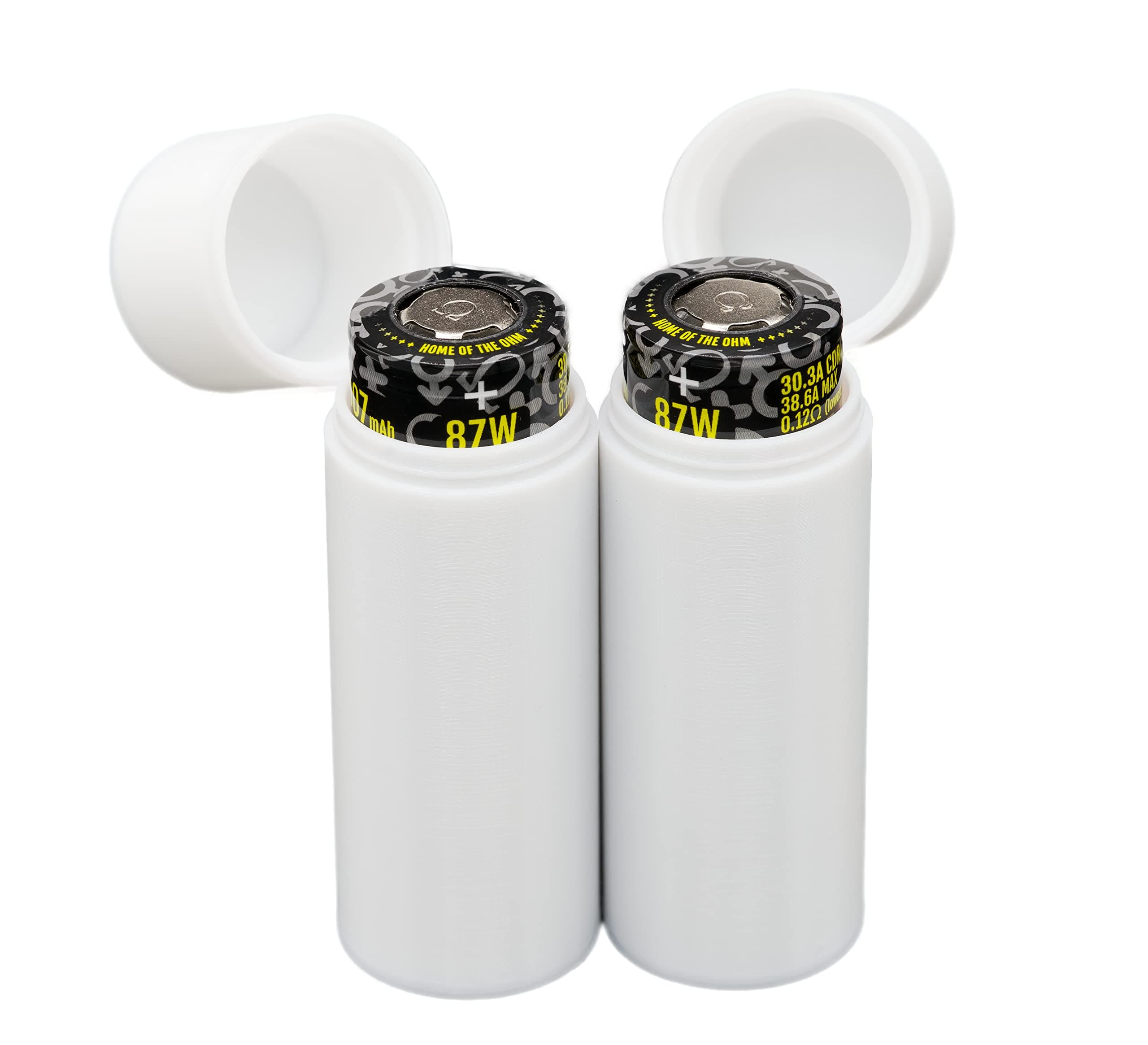 Protect Your Power - Slimline 21700 Battery Case, soft durable material - Pack of 2 (Holds 1 Battery)