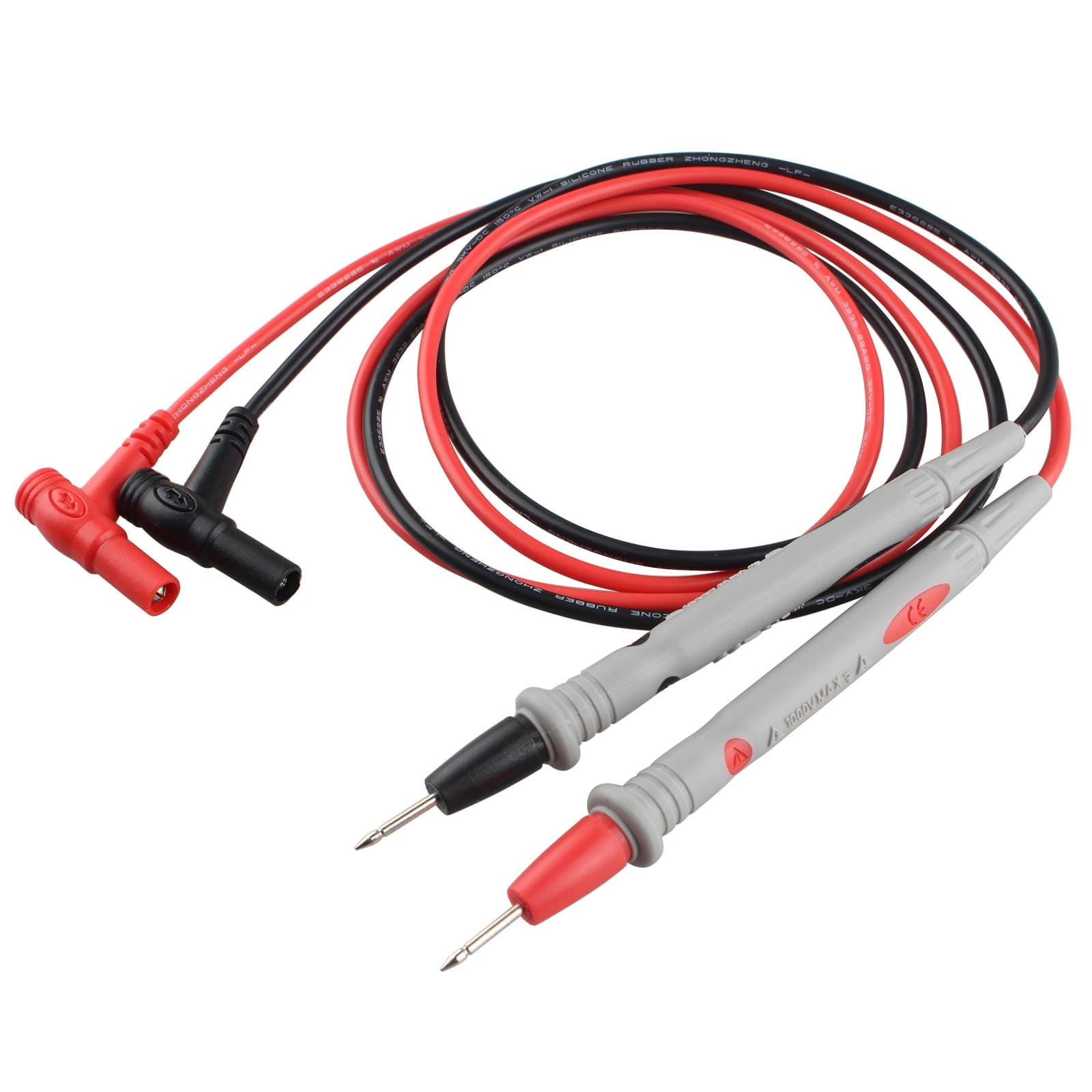 Digital Multimeter 1000V 10A Test Lead Probe Cable Wire (2 PCS)
