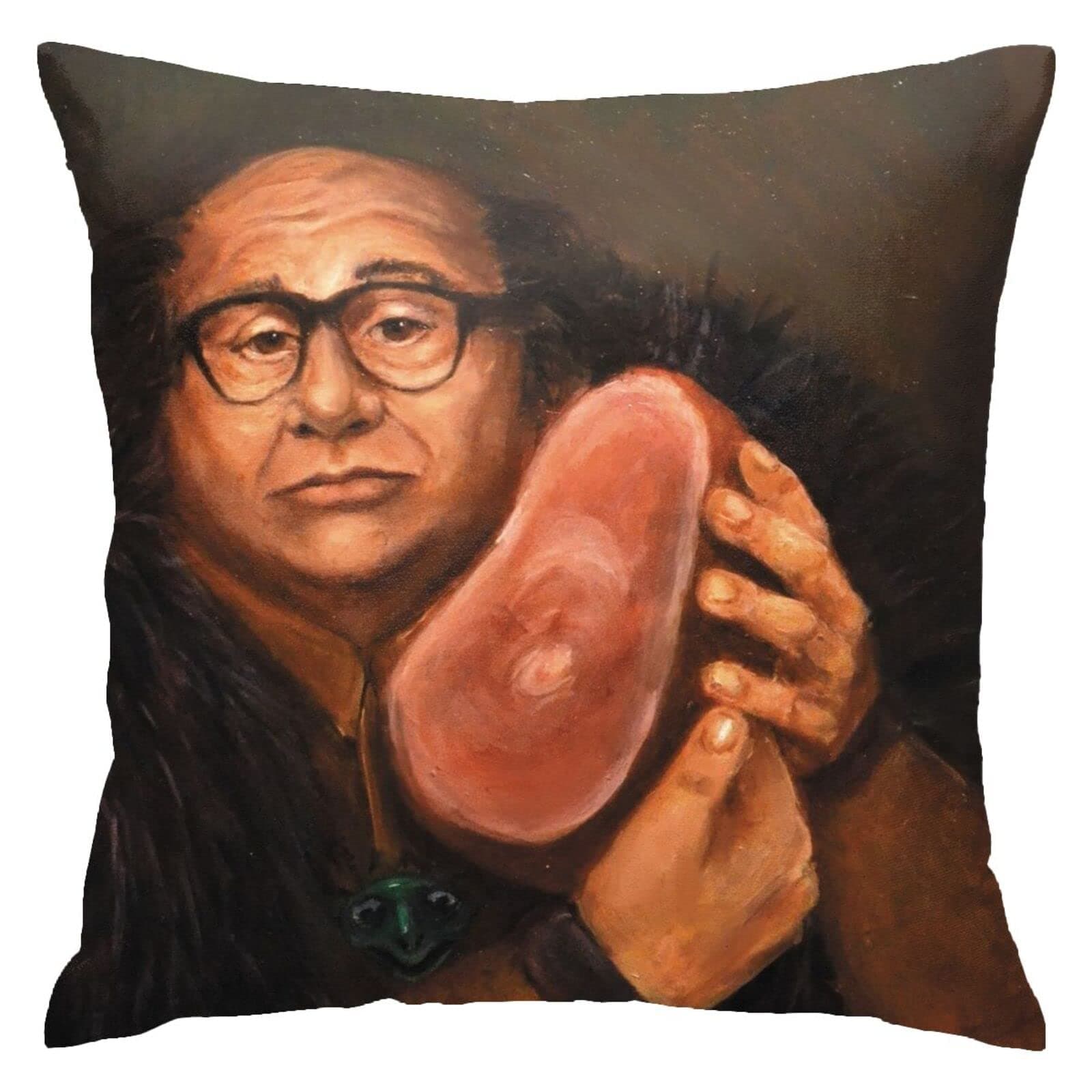 – Danny DeVito Actor Pillow Covers – 18x18 Inch Decorative Throw Pillowcases for Outdoor Sofa and Couch – Perfect for Home Decor