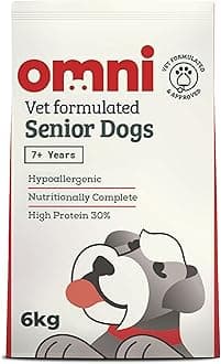 Hypoallergenic Dog Food for Senior Dogs 6kg - Protein-Rich Dry Kibble, Made in the UK with Natural Ingredients, Backed by Vets, Supported By Science, Dragons’ Den Winners
