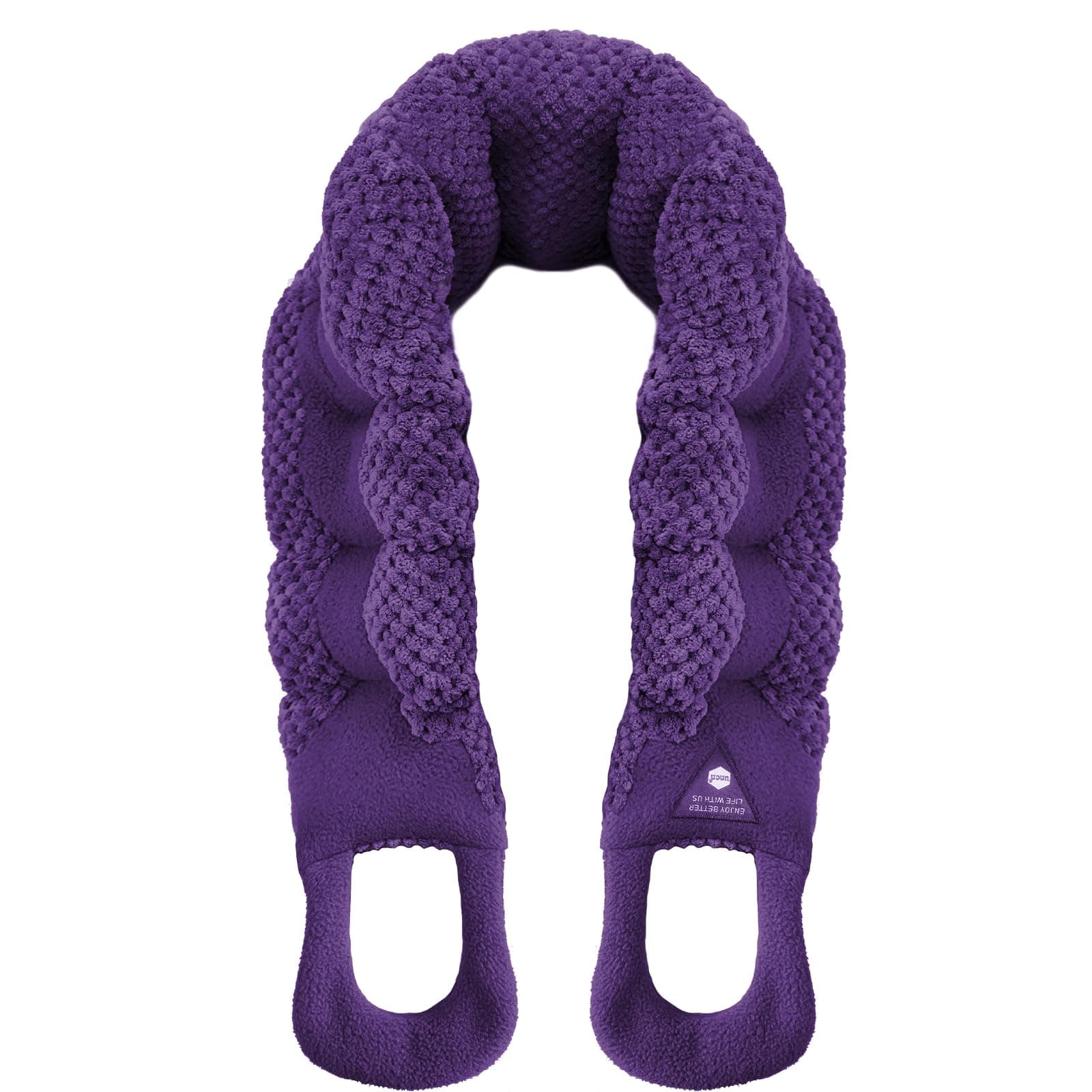 UNCN Long Heating pad for Neck and Shoulders Back 33 * 5.9" microwavable Large Moist Heat Pack Warm hot Compress Neck wrap Weighted Bag Massage Reusable Herbal Nature Calming Portable