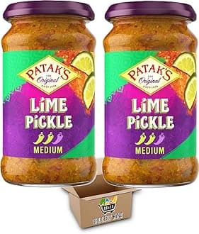 Pataks Pickle Jars | Lime Pickle Medium 2x283g | Grocery King