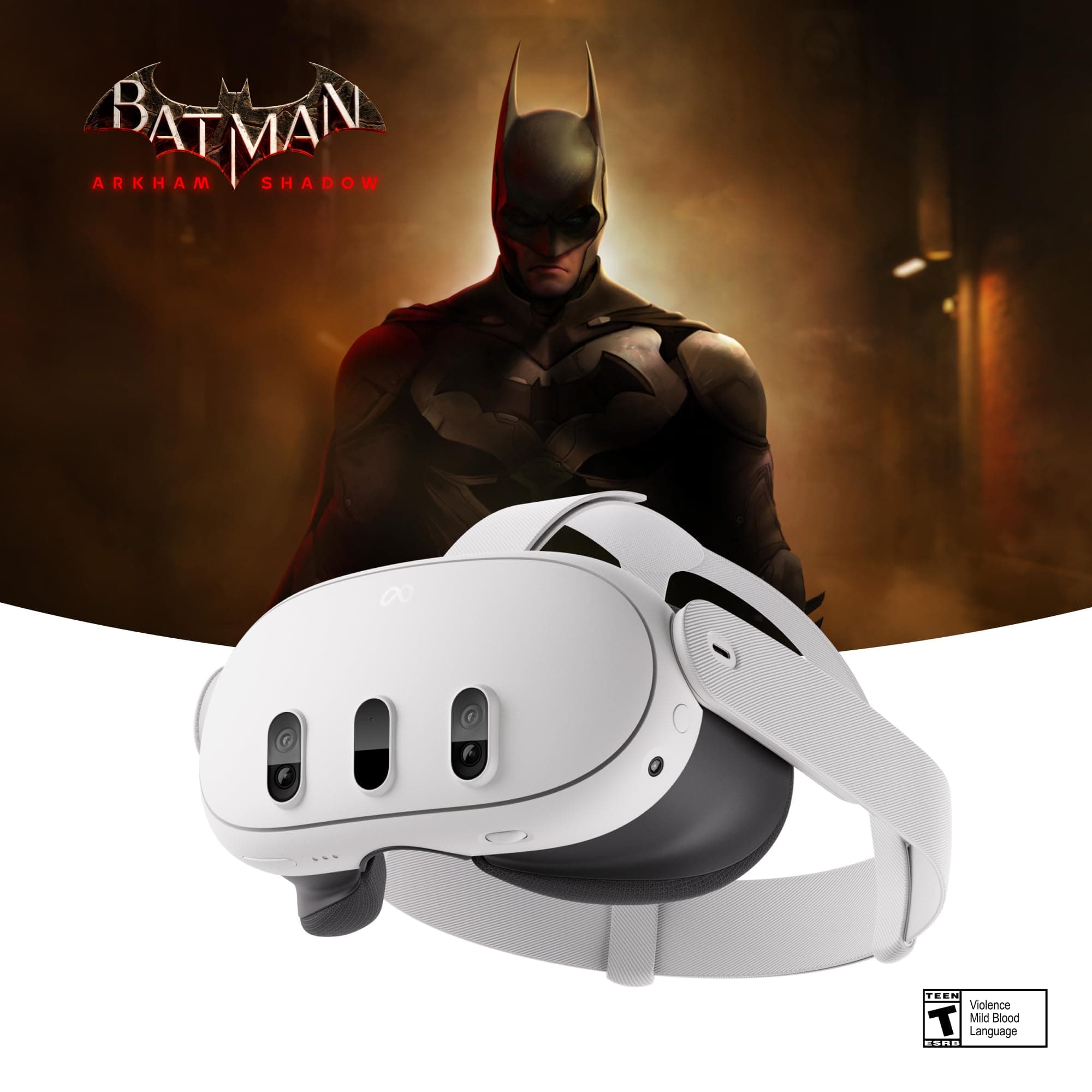 Meta Quest 3 512GB - Most Powerful Quest - Ultimate Mixed Reality Experience - Batman: Arkham Shadow and Meta Quest+ 3 Month Trial
