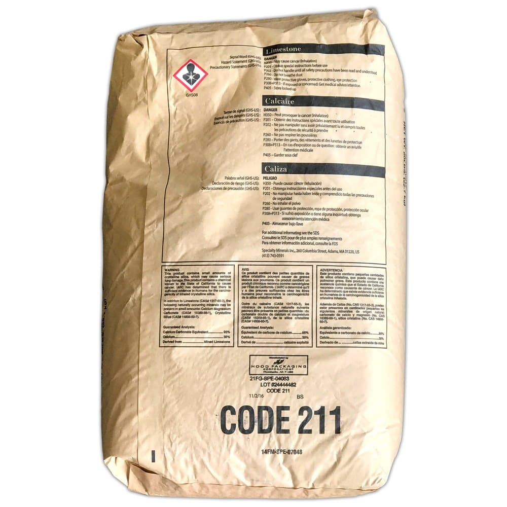 Calcite (Calcium Carbonate) pH Filter Media 1/2 cu. ft