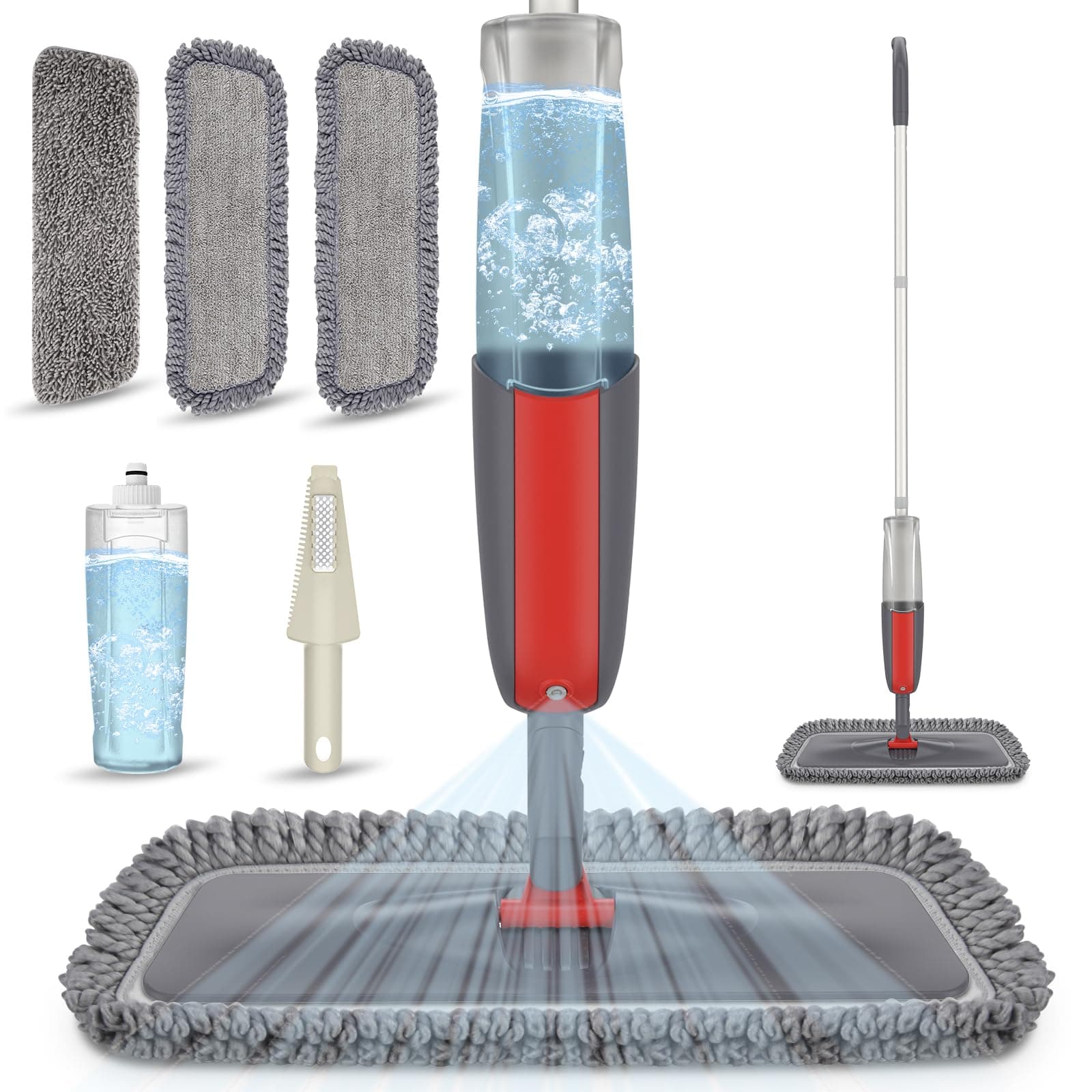 Mop with 3 Pads 1 Bottle