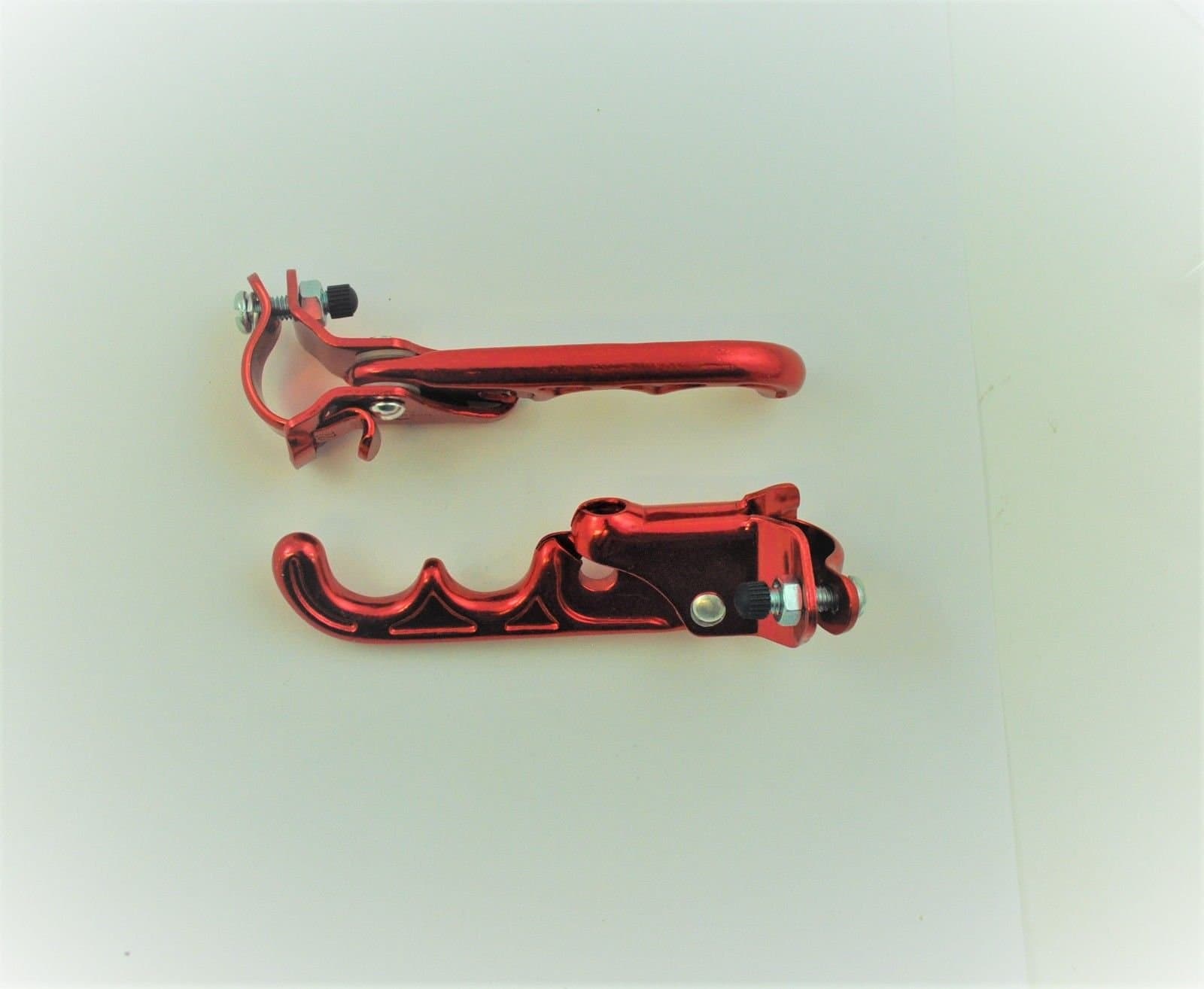 OLD SCHOOL BMX/BURNER DIA COMPE TECH 2 TYPE ALLOY BRAKE LEVER ANODISED RED NOS