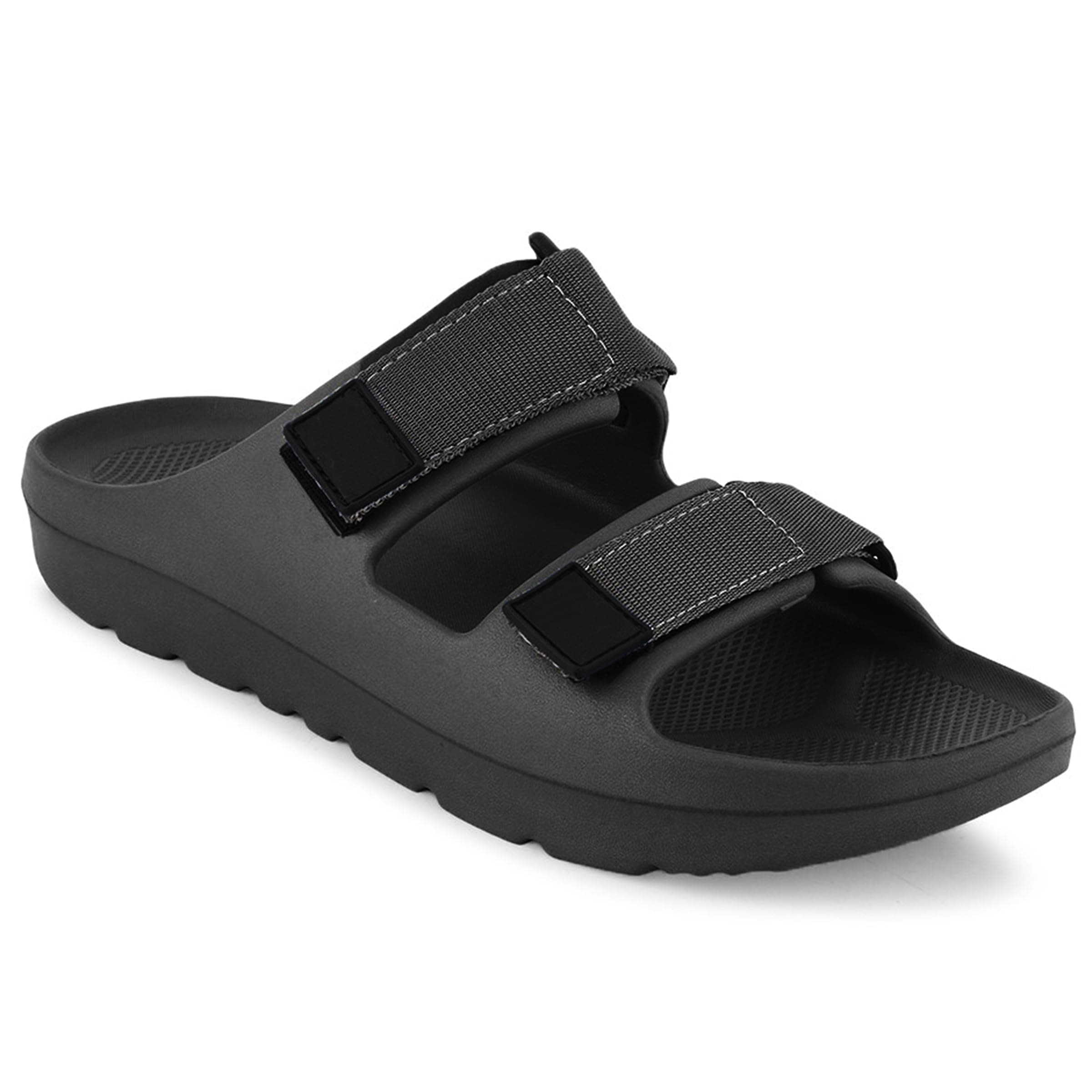 Smoothlite Men's Lightweight Ultra Smooth Slides || with Adjustable Upper Strap for Men