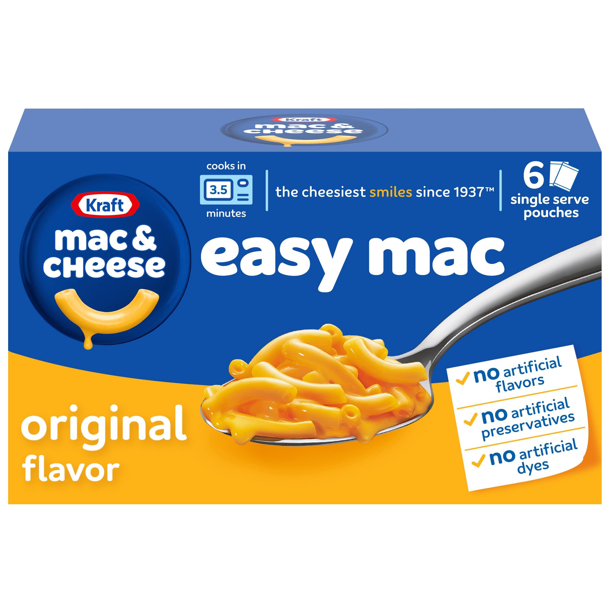 Easy Original aroni Microwavable Dinner (6 ct Packets)