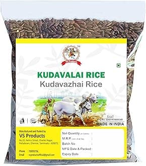 VS Products Kudavalai Rice, 2Kg Pure Indian Oldest Traditional Method Farmed & Cultivated