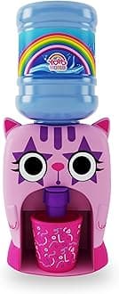 – Tiny Water Dispenser Machine for Dollhouse Furniture, Juice, Beverage | Miniature Desktop Water Dispenser, Best Gift for Boys and Girls (Cat)