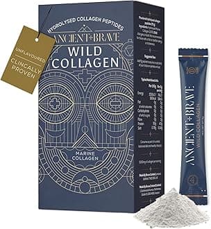 Wild Collagen Sachets 15 x 5g - Marine Collagen Powder (Fish) - 100% Hydrolysed Collagen Peptides (Type I) - High Protein, Fasting and Keto Friendly - Neutral Tasting - 15 Day Supply