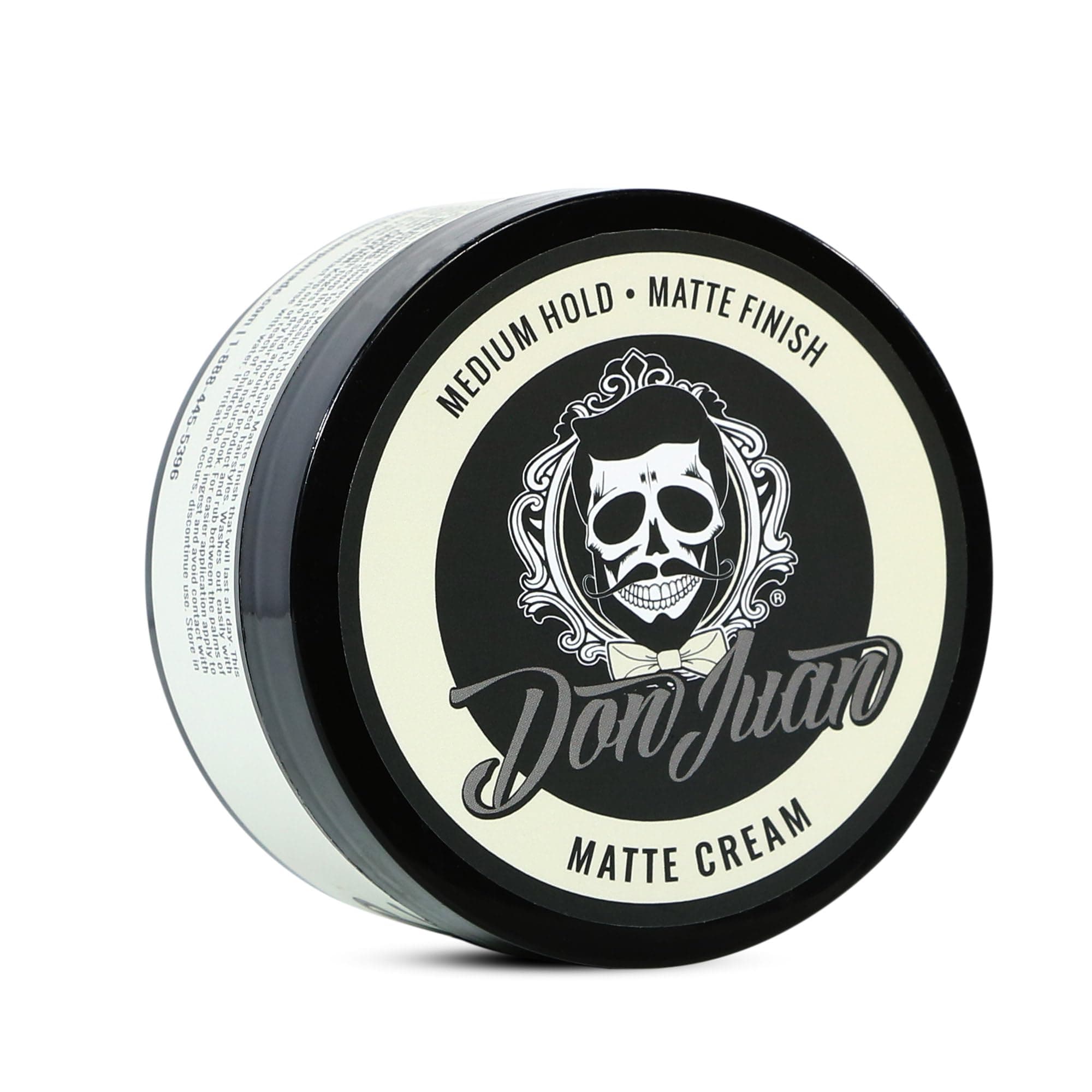 Handcrafted Matte Cream Pomade 4oz - Medium Hold - Matte Finish - Water Based - Barbershop Scent