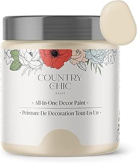 Chalk Style Paint - Furniture, Home Decor, Crafts - Environmentally Friendly - All In One - No Beeswax Required (Cheesecake [Off White], Sample (4oz))