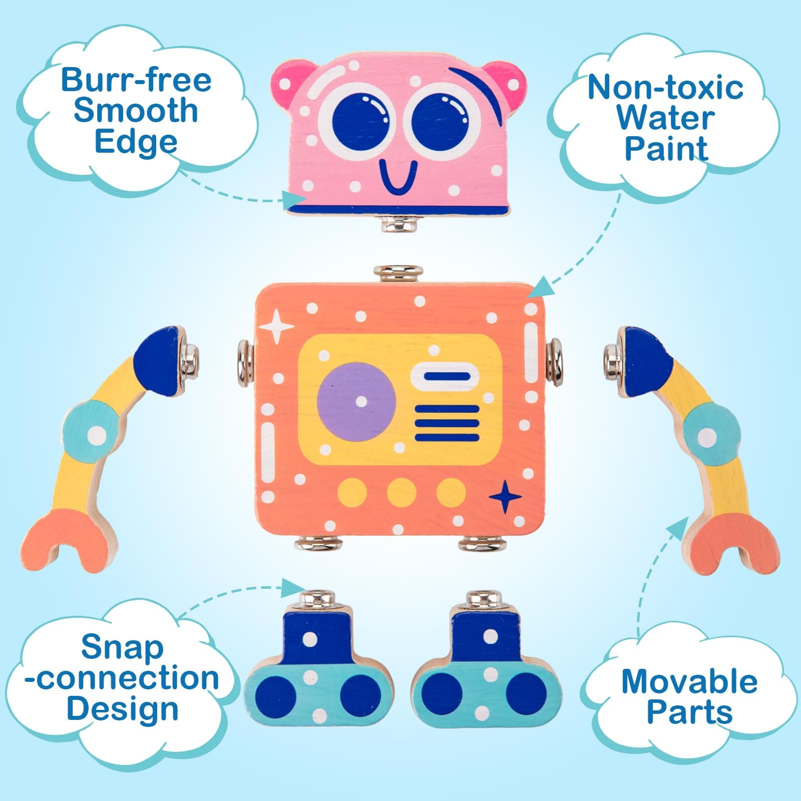 ROBOTS BUILDING PLAYSET