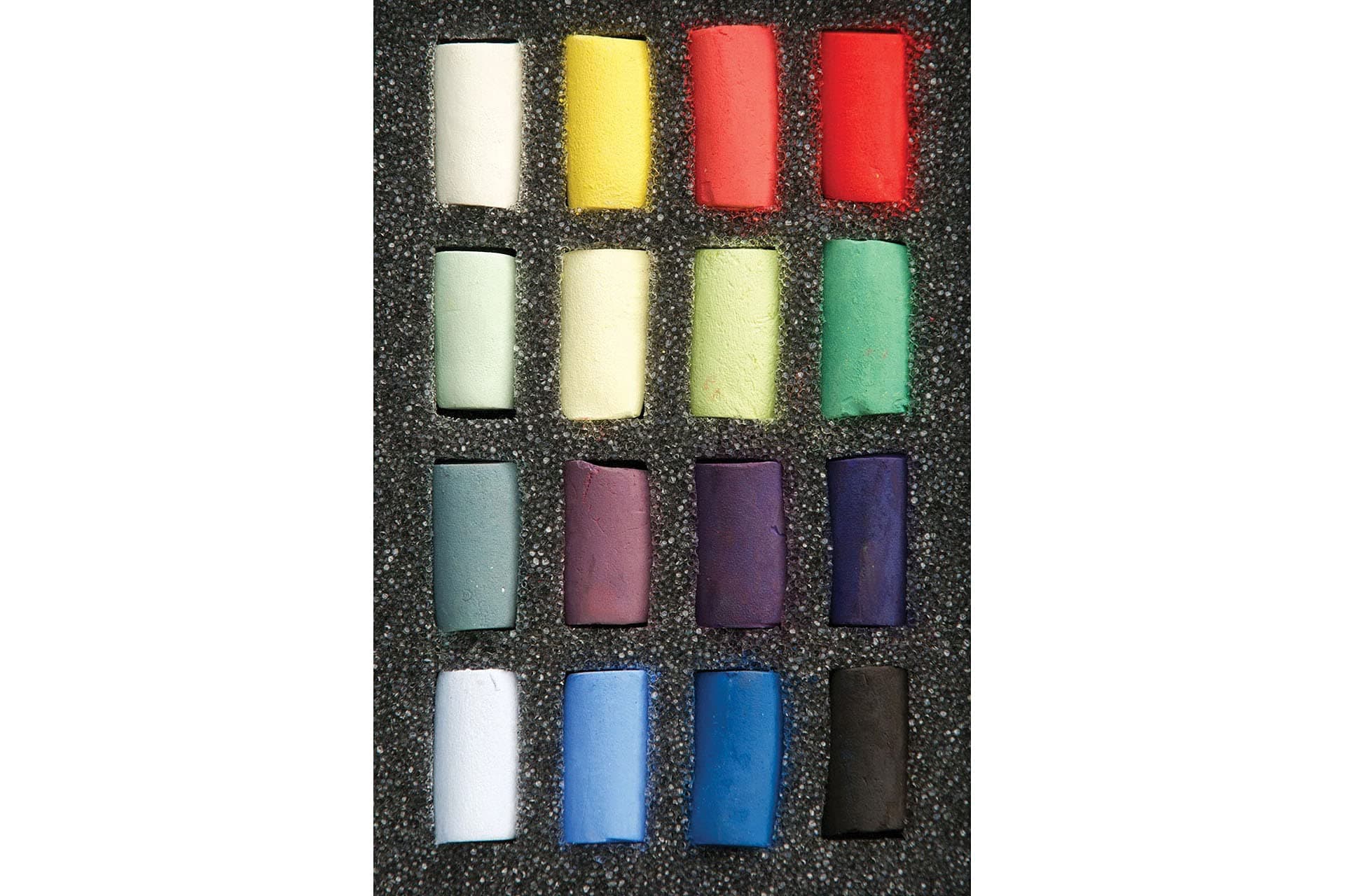 Colour Soft Pastel Hand Made 16 Half-Stick Set