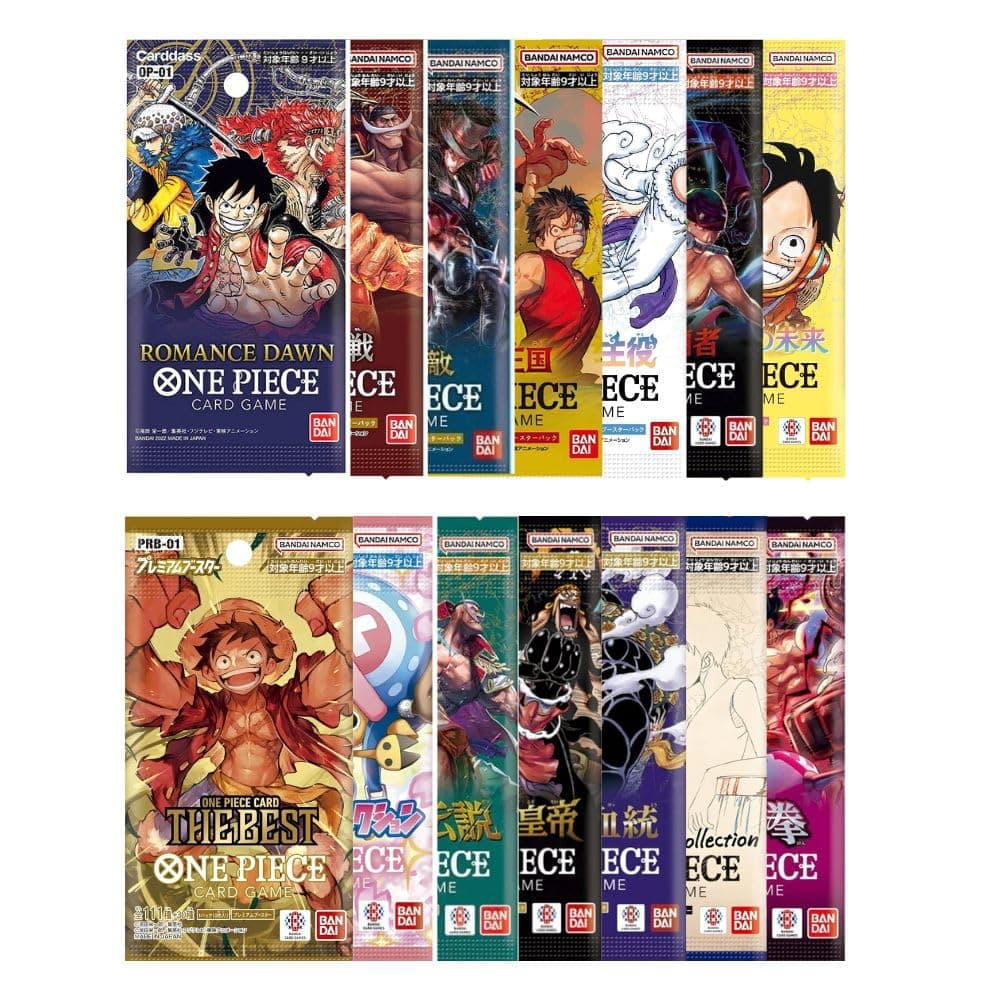 One Piece Cards Pack Bundle: Ideal for One Piece Trading Cards Enthusiasts, Anime Fans, Card Collectors, Comprehensive One Piece Card Collection by TraderzTCG (6 Pack Bundle)