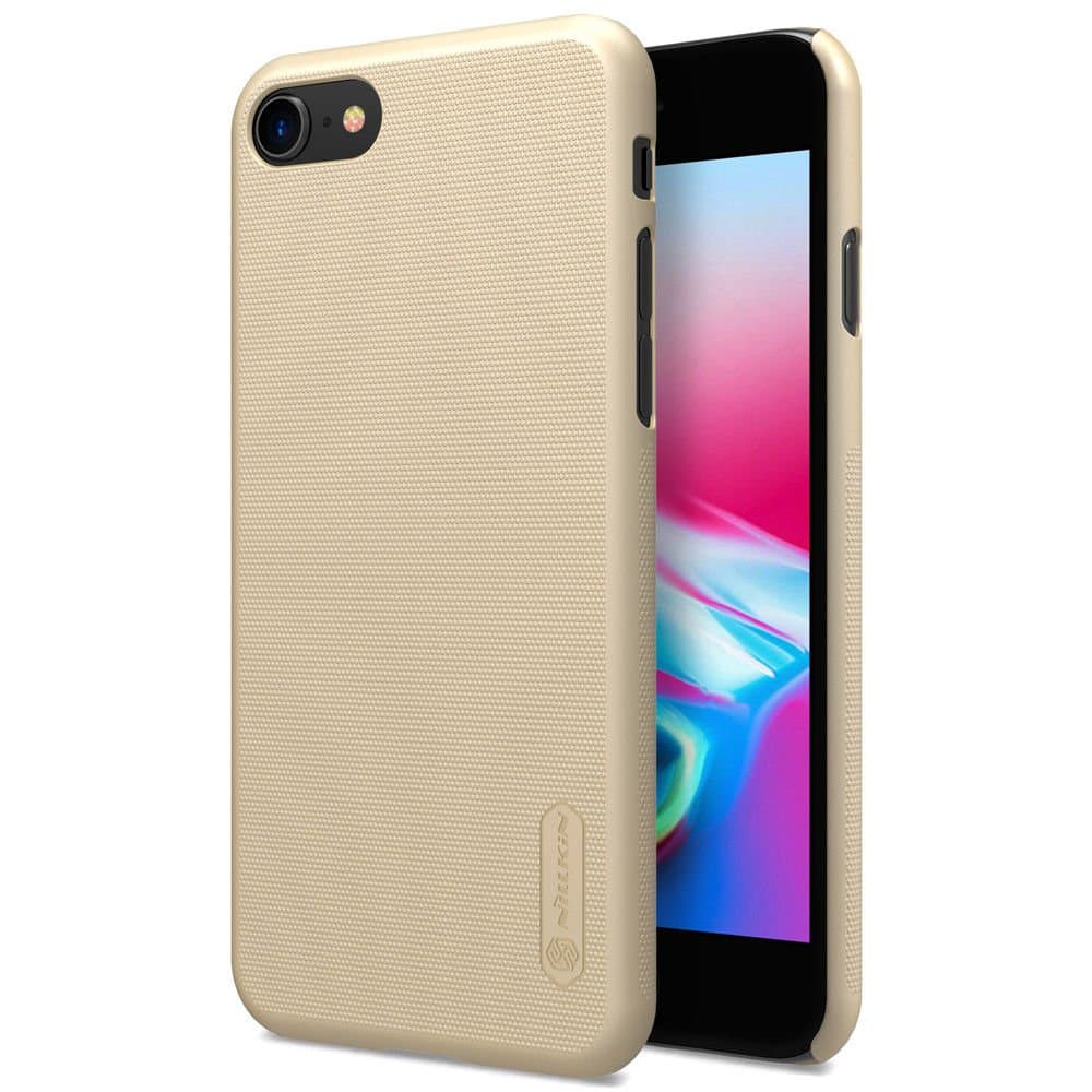 Nillkin iPhone SE 2020 Case/iPhone 8 Case cover Original Super Frosted Shield Matte cover case (Gold)