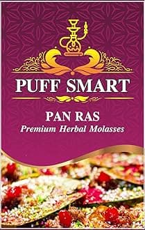 Premium Herbal Molasses Pan Ras Flavour (Set of 10) 50gms Each (100% Tobacco and Nicotine Free)