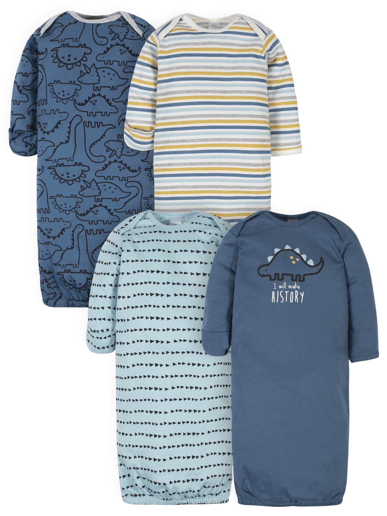 Baby-Boys 4-pack Sleeper Gown