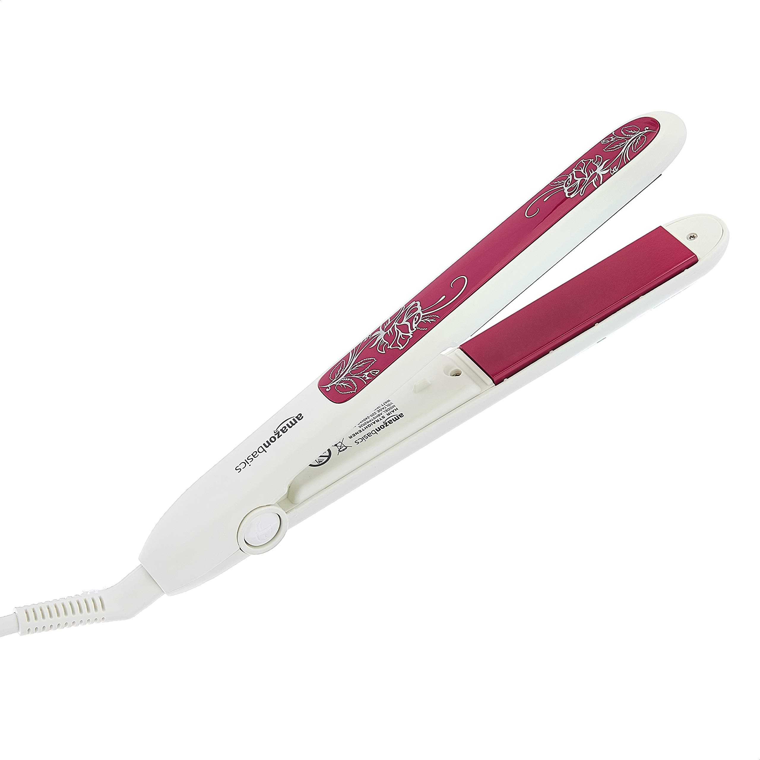 amazon basics Hair Straightener (ABHSTPR2026) with Ion Function, Ceramic Coated Plates and Temperature Control