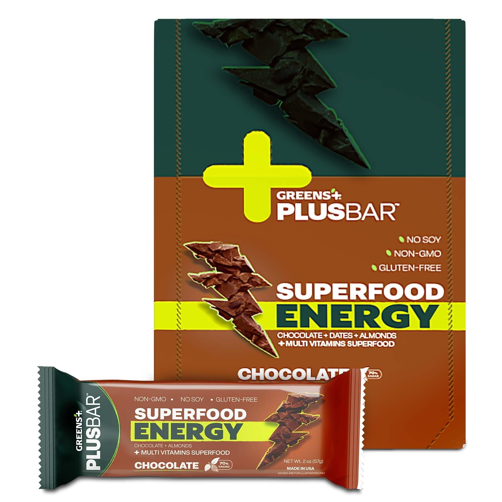 Plus - +Plusbar Energy Bars Box Chocolate 12 157422