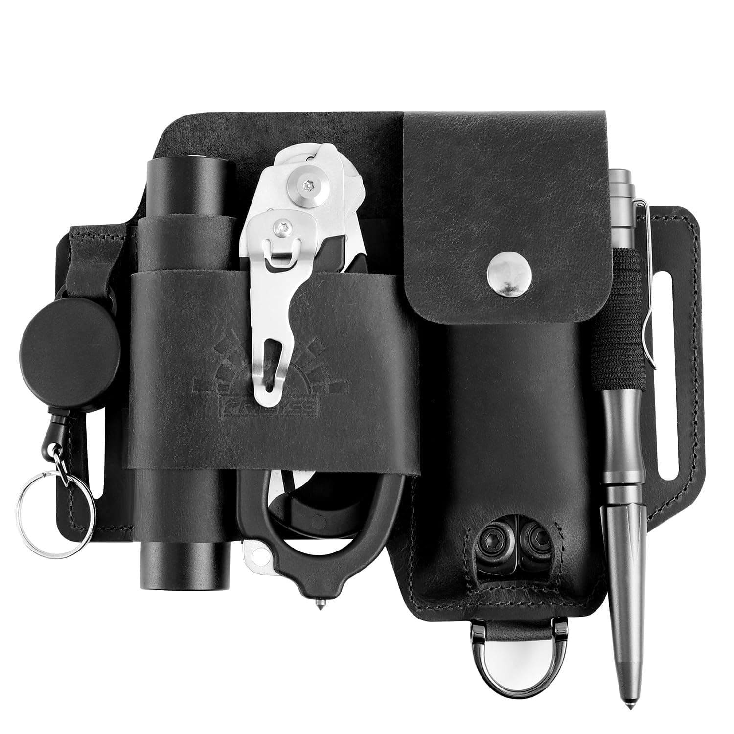 EDC Multitool Sheath for Belt, Premium EDC Pocket Organizer Pouch for Leatherman and Gerber Multitool