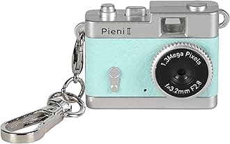 Kenko 144329 Pieni II Digital Toy Camera, Mint, Keychain Set, 1.31 Megapixels, Photo and Video Capturing Function, Micro SD Card Slot
