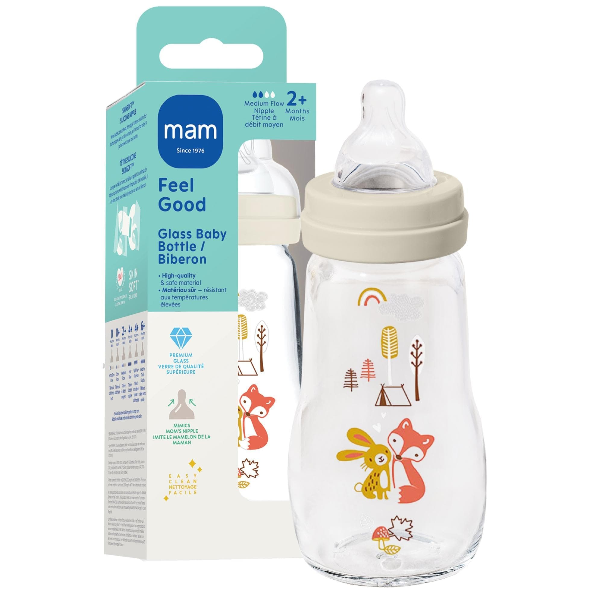 9oz MAM Feel Good Glass Bottle