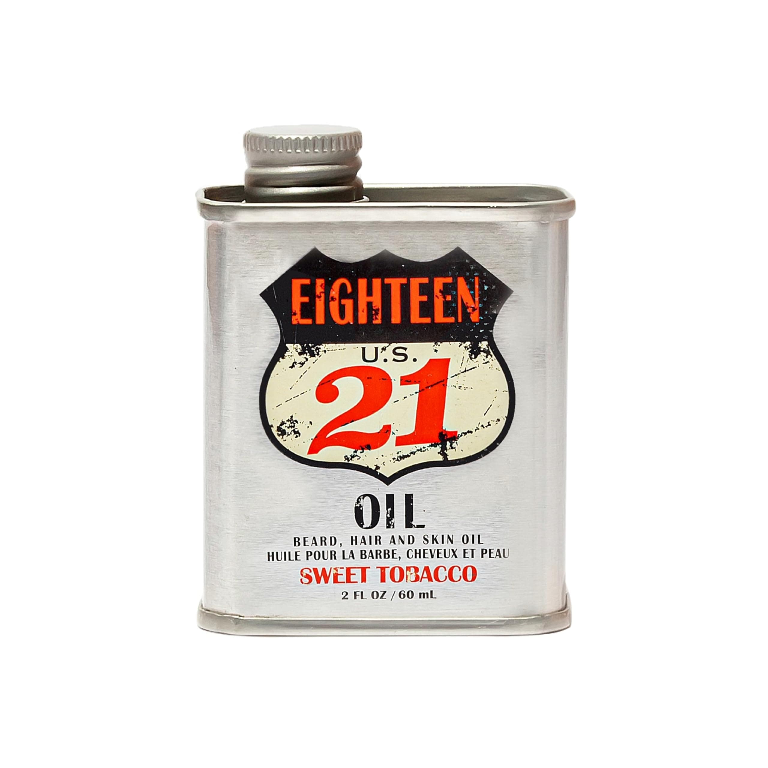 18.21 Man Made Hair, Skin & Beard Oil for Men, 4 Scents - Non-Greasy, Conditioning Balm with Castor Seed, Jojoba, and Argan Oils - Premium Tattoo and Mustache Care Products