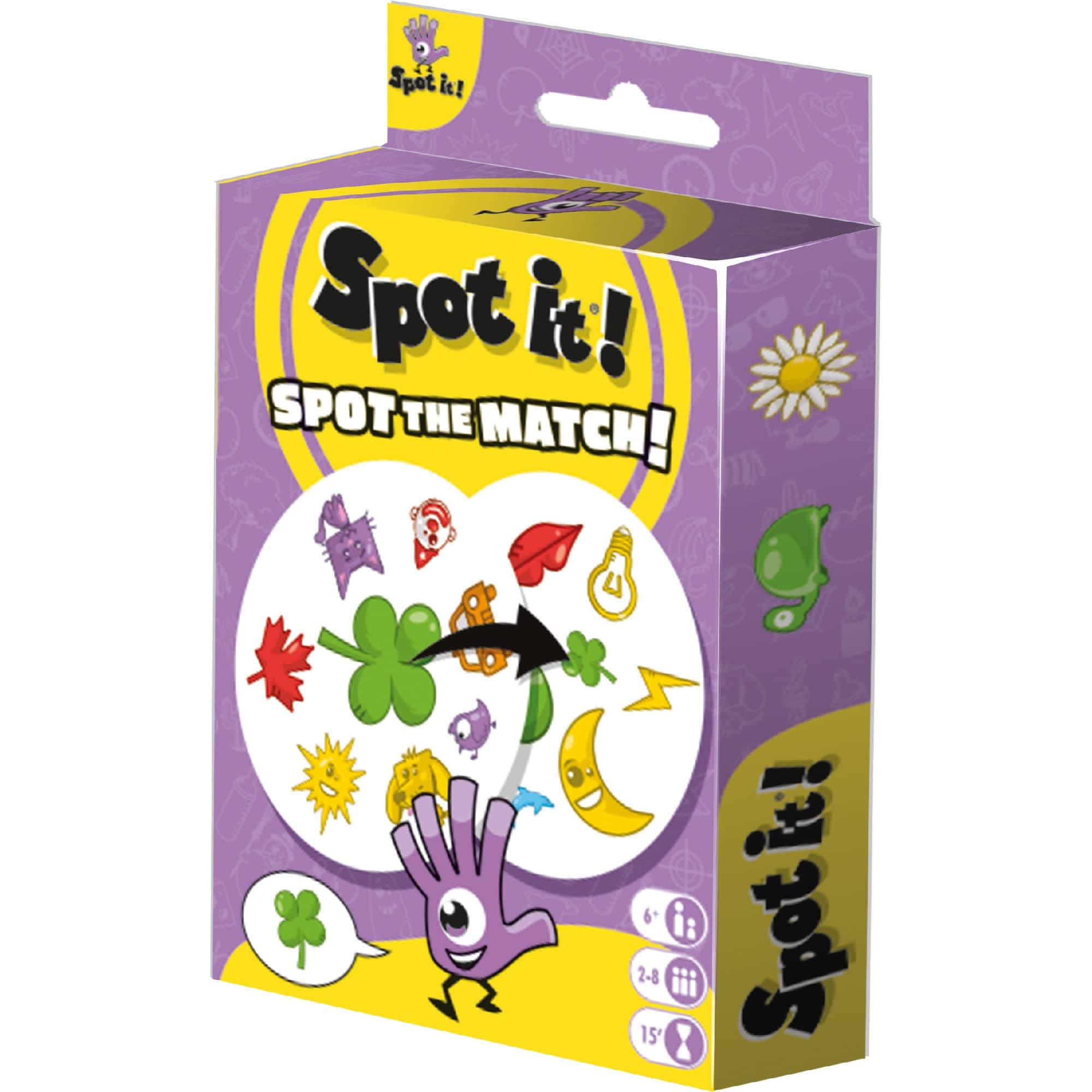 Asmodee Spot It! Classic (Pocket) - Fast-Paced Observation and Matching Game for The Whole Family! Convenient for Travel, Great Gift for Kids, Ages 6+, 2-8 Players, 15 Minute Playtime
