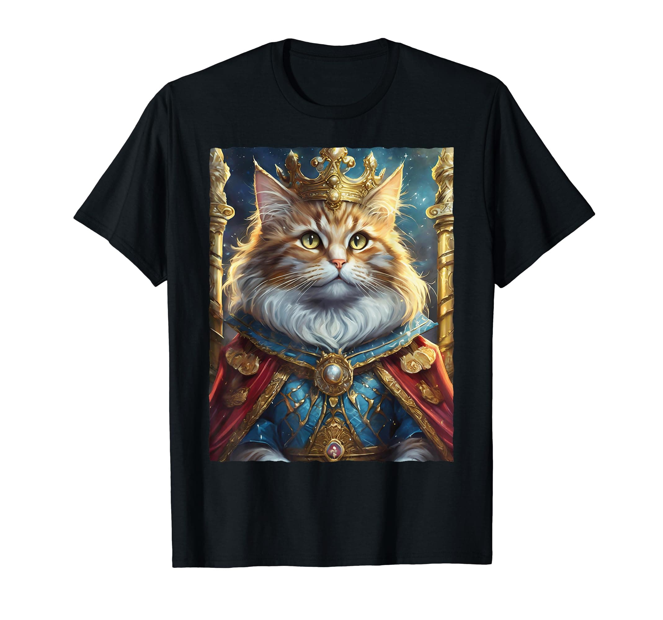 Funny King Cat T-Shirt