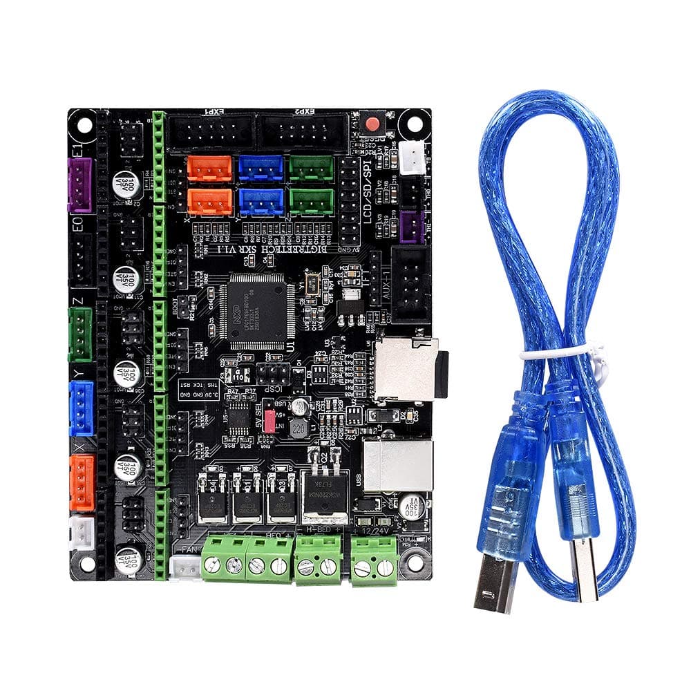 KINGPRINT New Smoothieware Controller Board SKR V1.1 32bit Controller Panel Board for 3D Printer