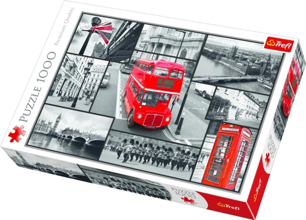 TreflLondon Collage 1000-Piece Jigsaw Puzzle