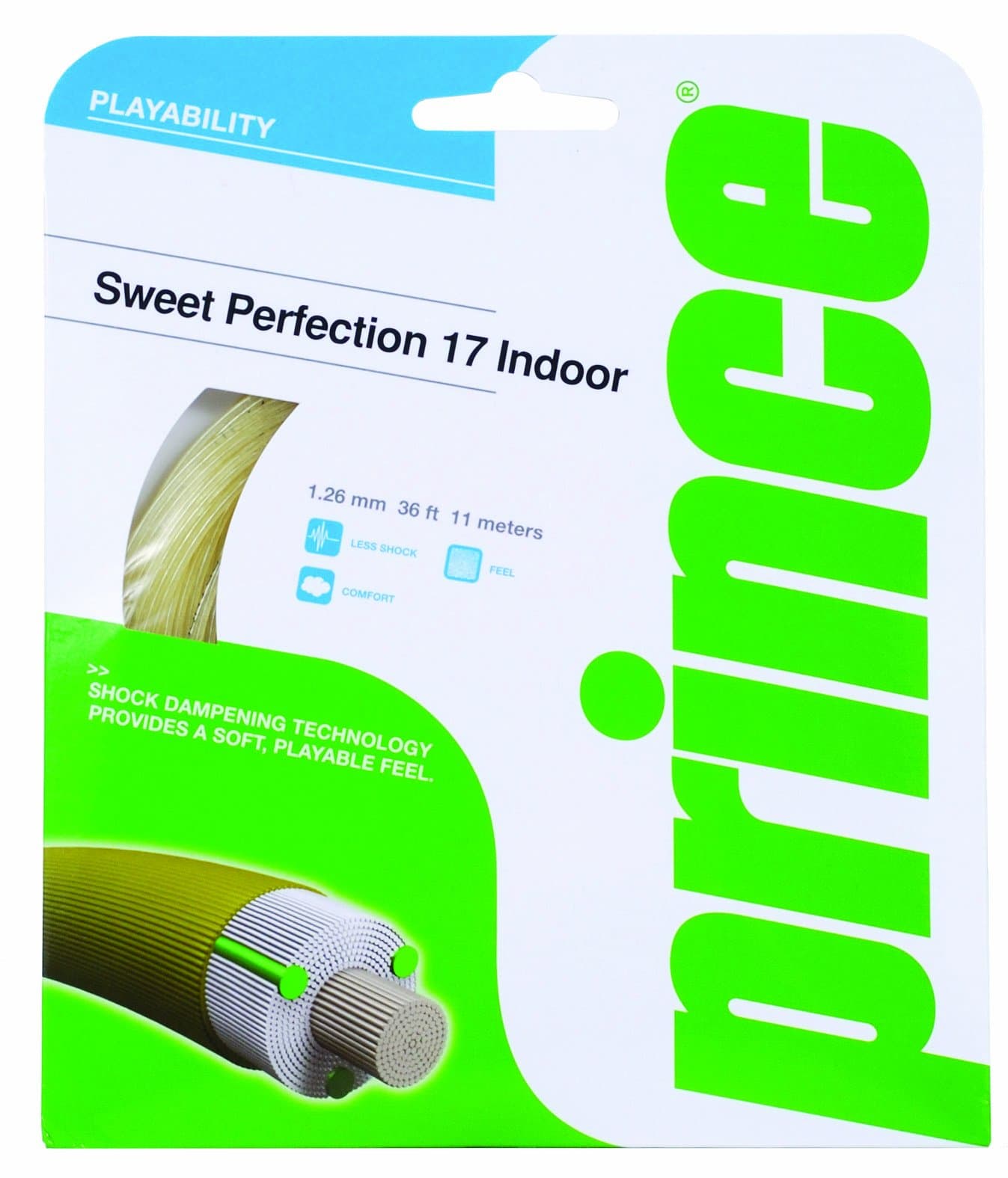 Prince Sweet Perfection Squash String Set (17-Gram, Green)